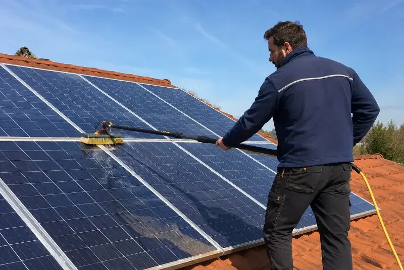 Nettoyage et entretien de panneaux solaires à Glorianes