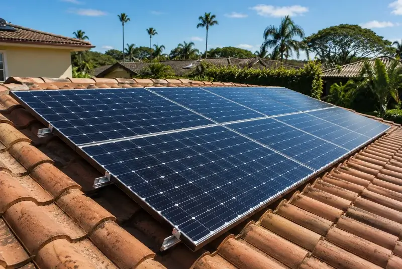 Installation de panneaux solaires à Glorianes